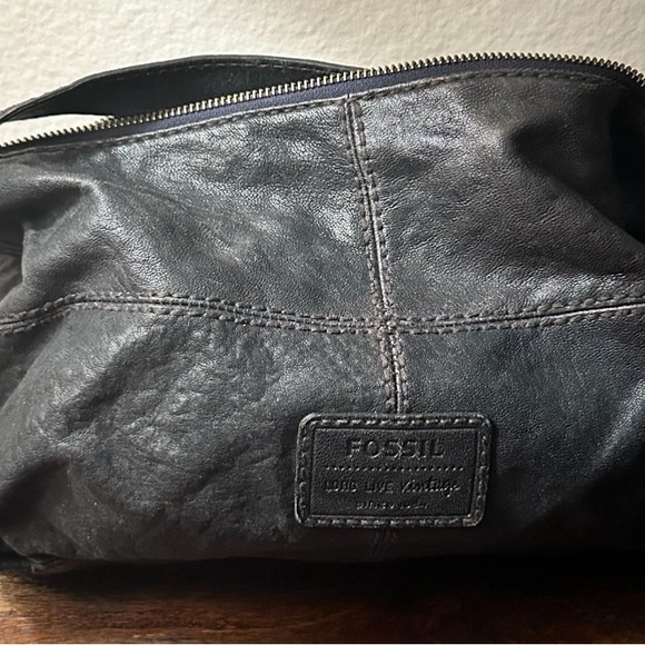 Fossil Vtg. Purse‎ black - Picture 6 of 9